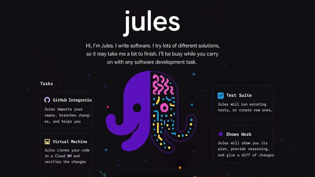 Google’s Jules is a newer SWE AI agent capable of performing long-running tasks