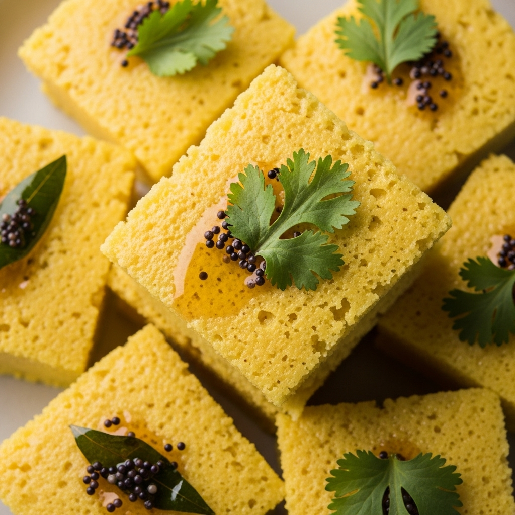 Millet Dhokla Bites