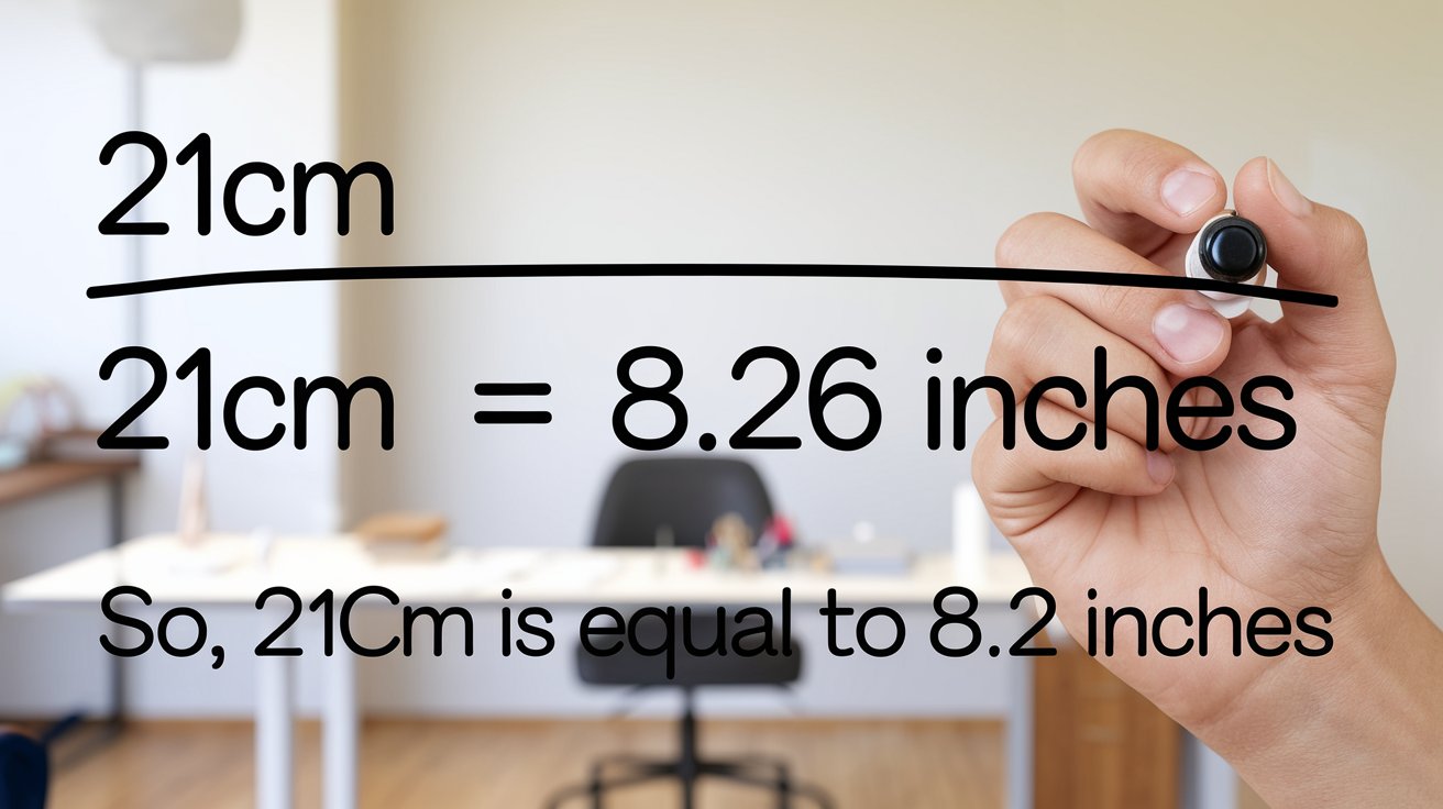 21cm in Inches