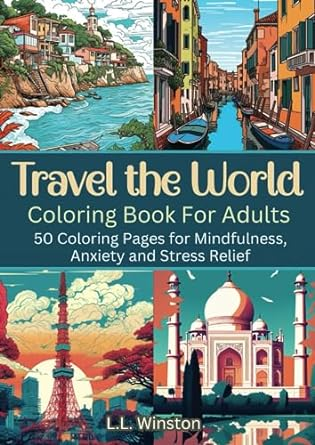 Travel coloring book
