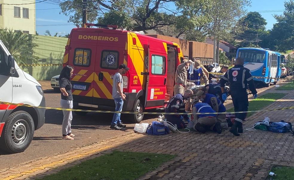 Criana morreu aps cair em mquina de lavar roupa no dia 7 de maio de 2022  Foto: Diego Canci/RPC Cascavel