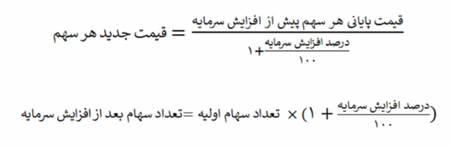 مراحل افزایش سرمایه از محل سود انباشته