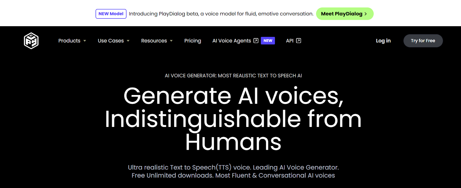 play ht ai voice generator