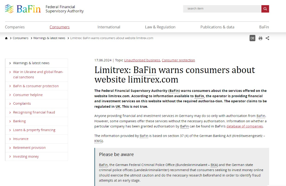 bafin limitrex review