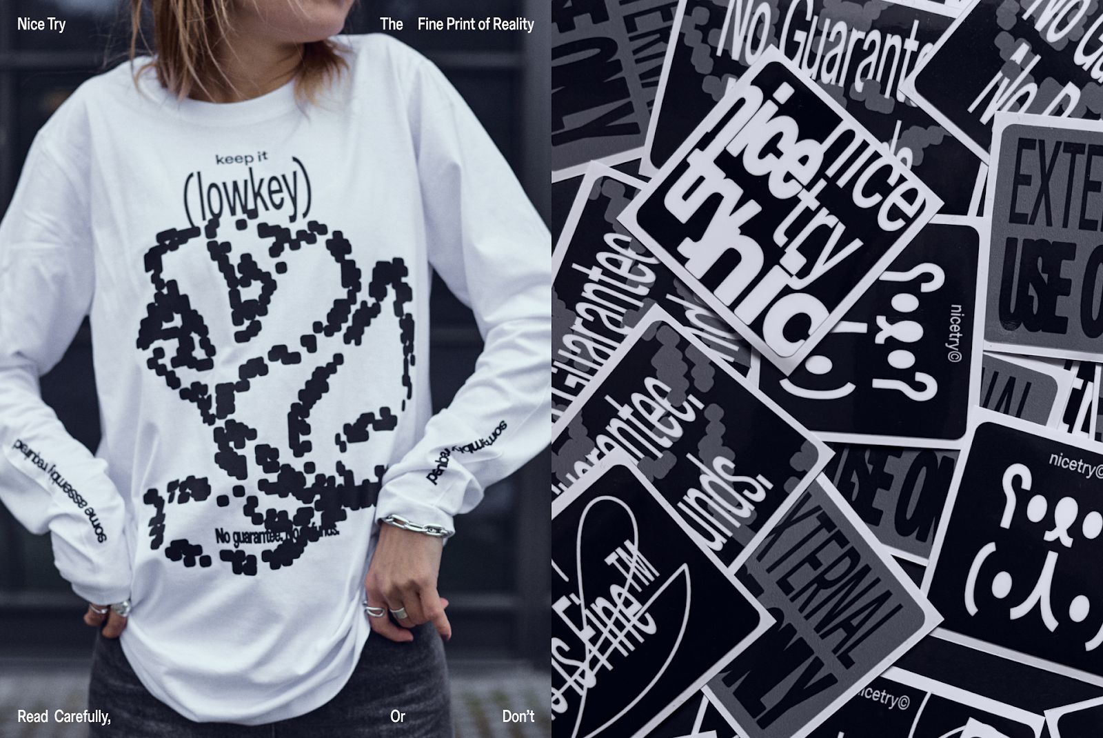 Image from the Blurring Lines: Nice Try's Branding & Variable Type article on Abduzeedo