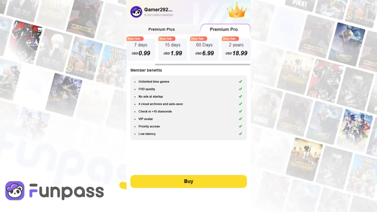 Funpass Premium Pro