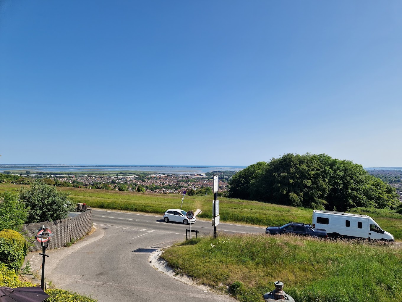 The Churchillian, Portsdown Hill view