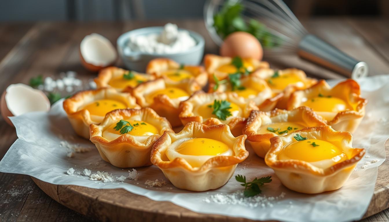 puff pastry egg bites