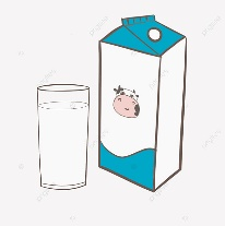 Blue Milk Clipart Transparent PNG Hd, Simple Blue White Milk Clipart, Milk, Clip  Art, Blue PNG Image For Free Download