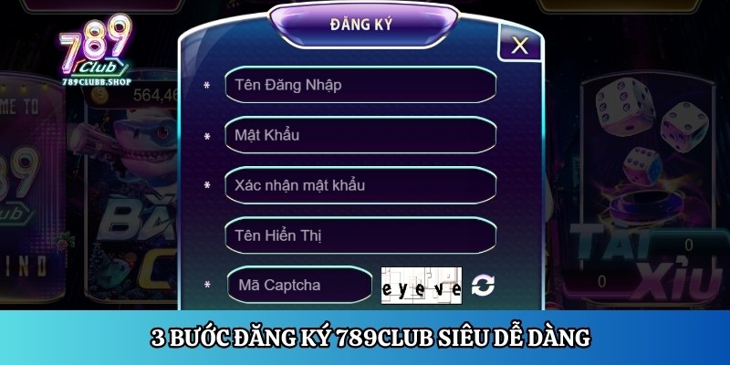 3 bước đăng ký 789Club siêu dễ dàng