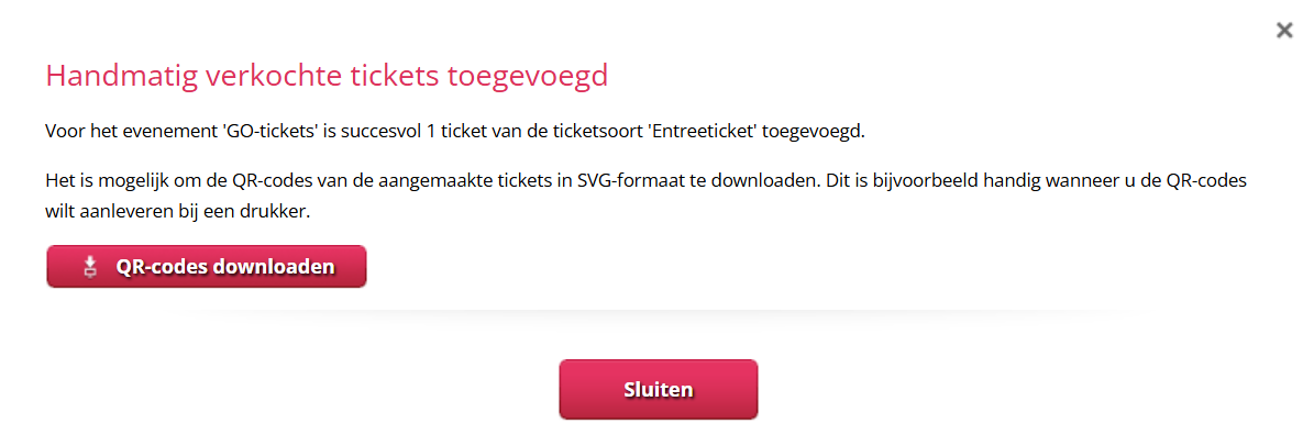 Ticketsoort