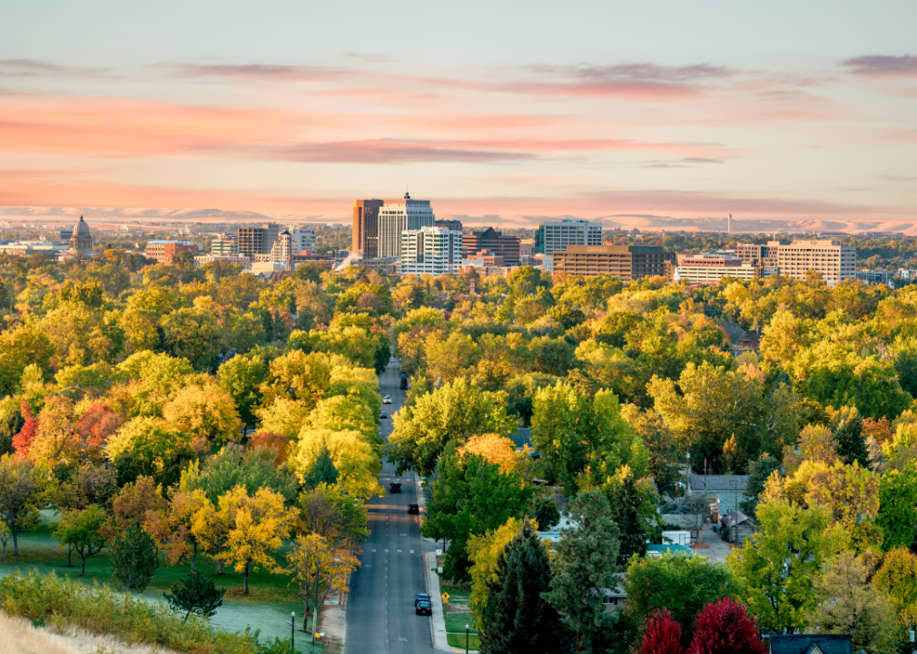 An aerial view of Boise.