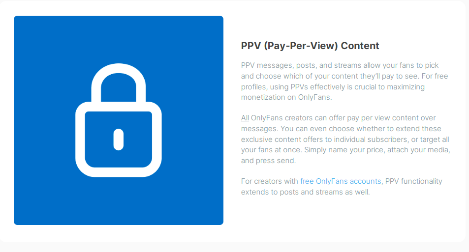 Pay Per View content definition