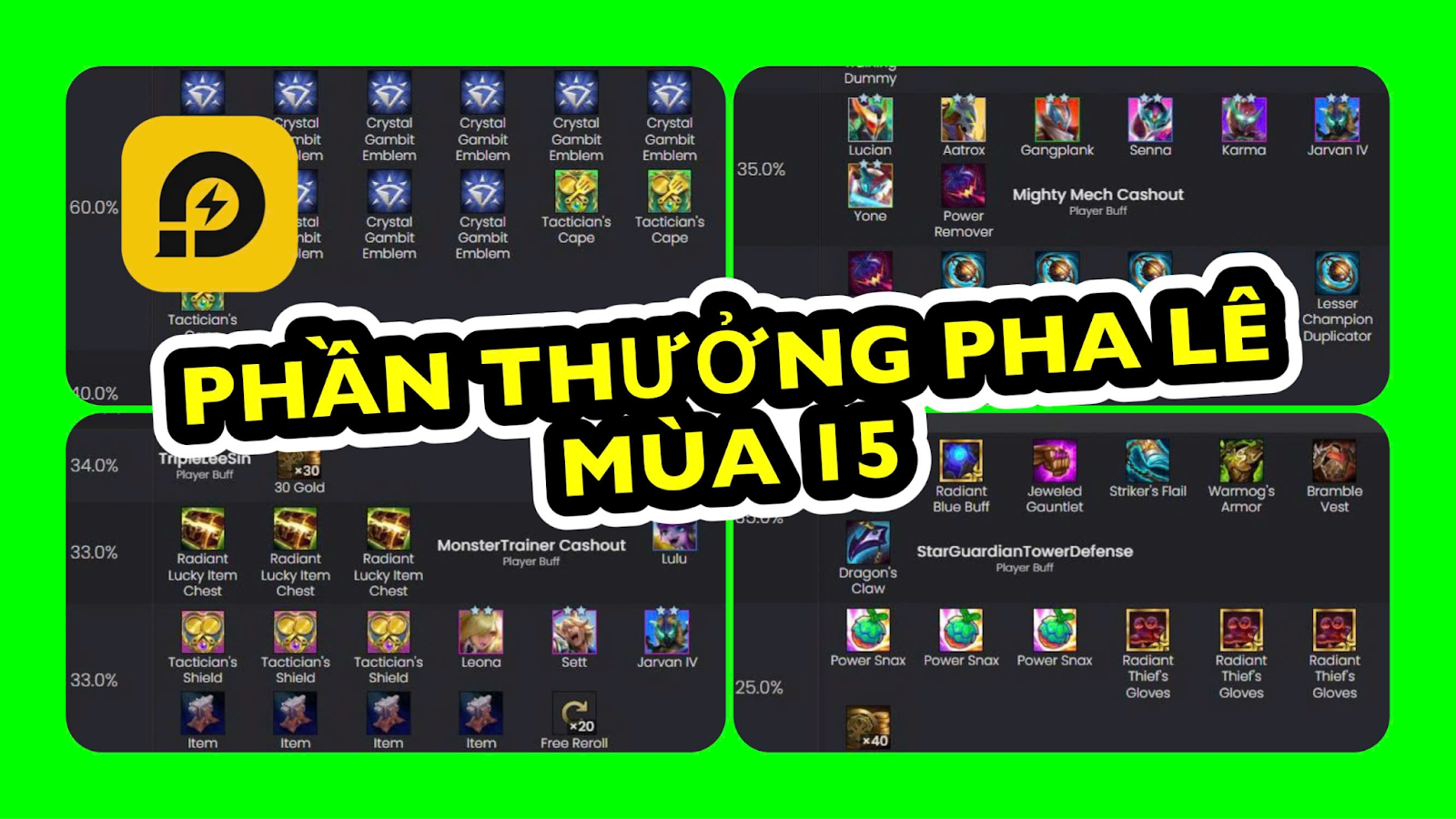 Đấu Trường Chân Lý: Thông Tin Chi Tiết Phần Thưởng Pha Lê Mùa 15 ĐTCL