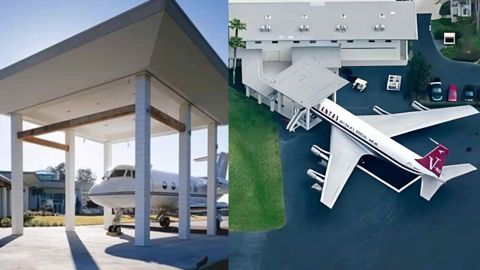 John Travolta House Plane