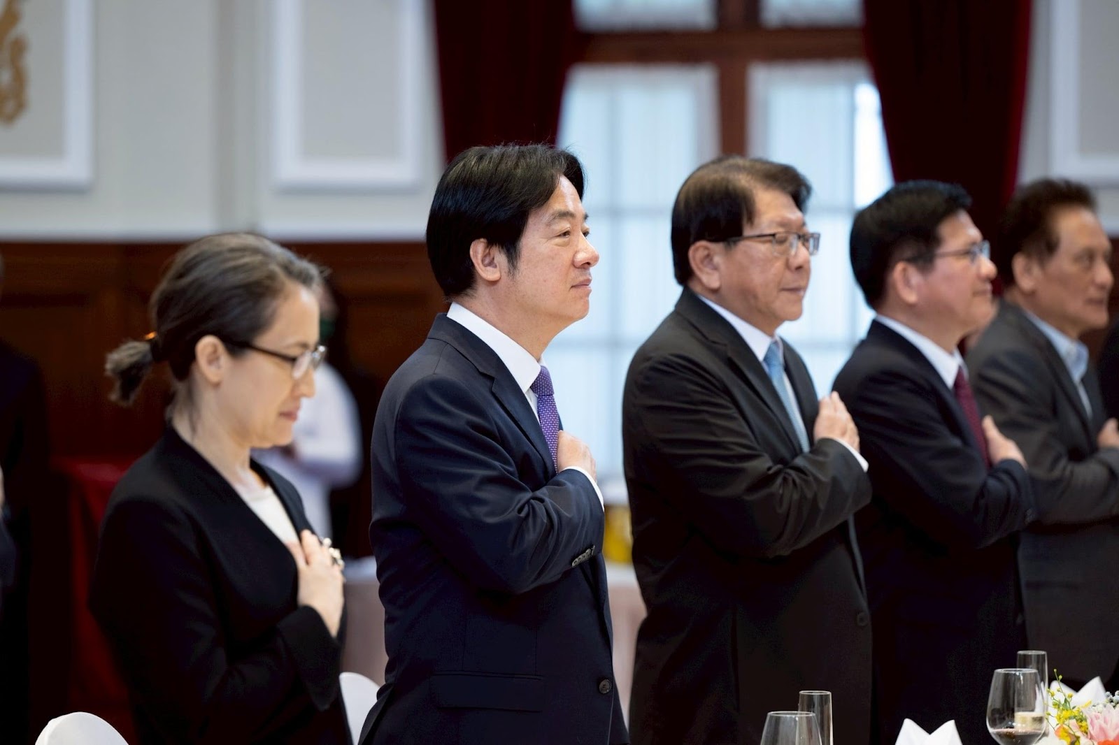 賴清德說，當年無數青年學子走上街頭，「他們的勇氣與責任感，為人類追求理想的行動，留下深刻的見證。」