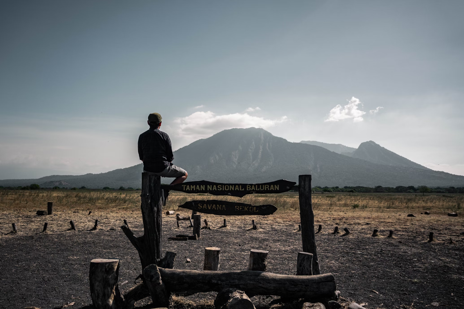 mountain view in Baluran Park