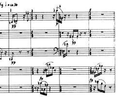 Image of Anton Webern's Klangfarbenmelodie graphic score