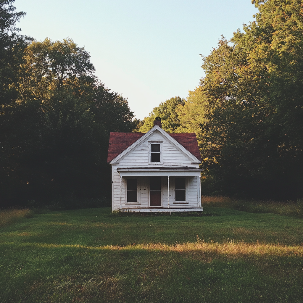 A small house in a field | Source: Midjourney