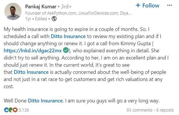 Comprehensive health insurance plan