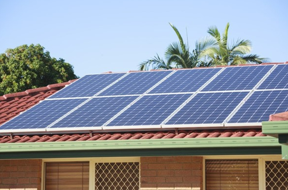 Solar Panels on Roof