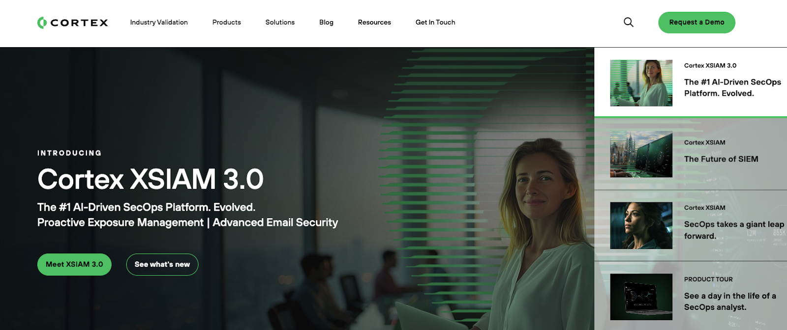 Screenshot of Cortex XSIAM - Best all-in-one security platform.
