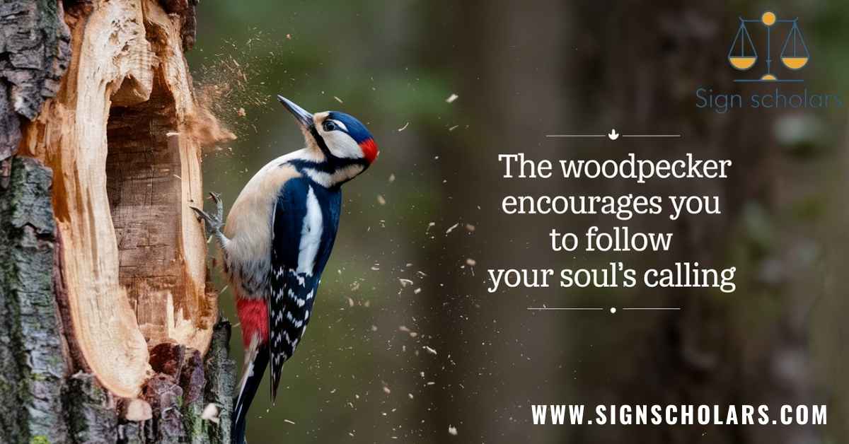 The Woodpecker Encourages You to Follow Your Soul’s Calling