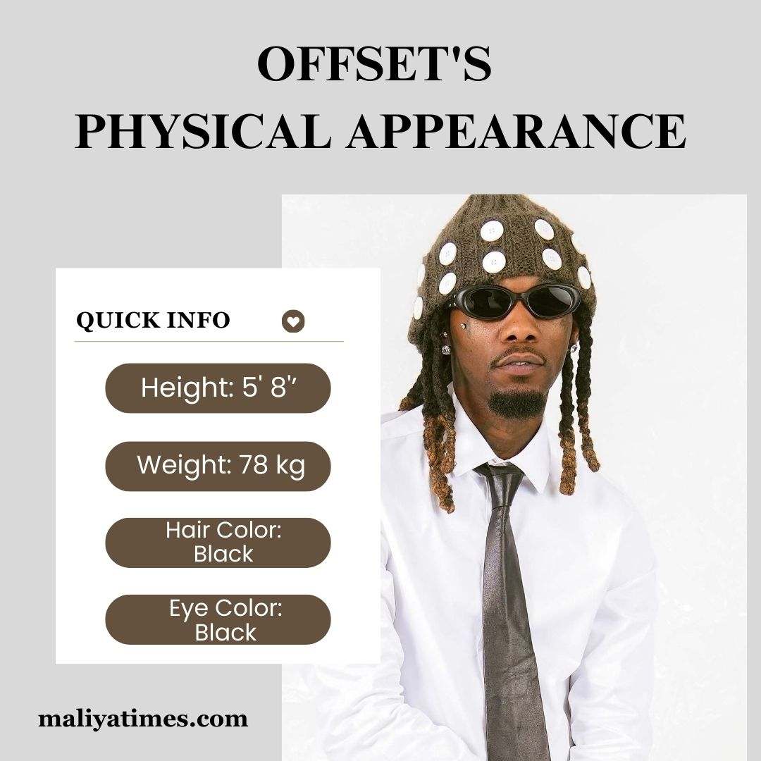 Offset's Physical Appearance