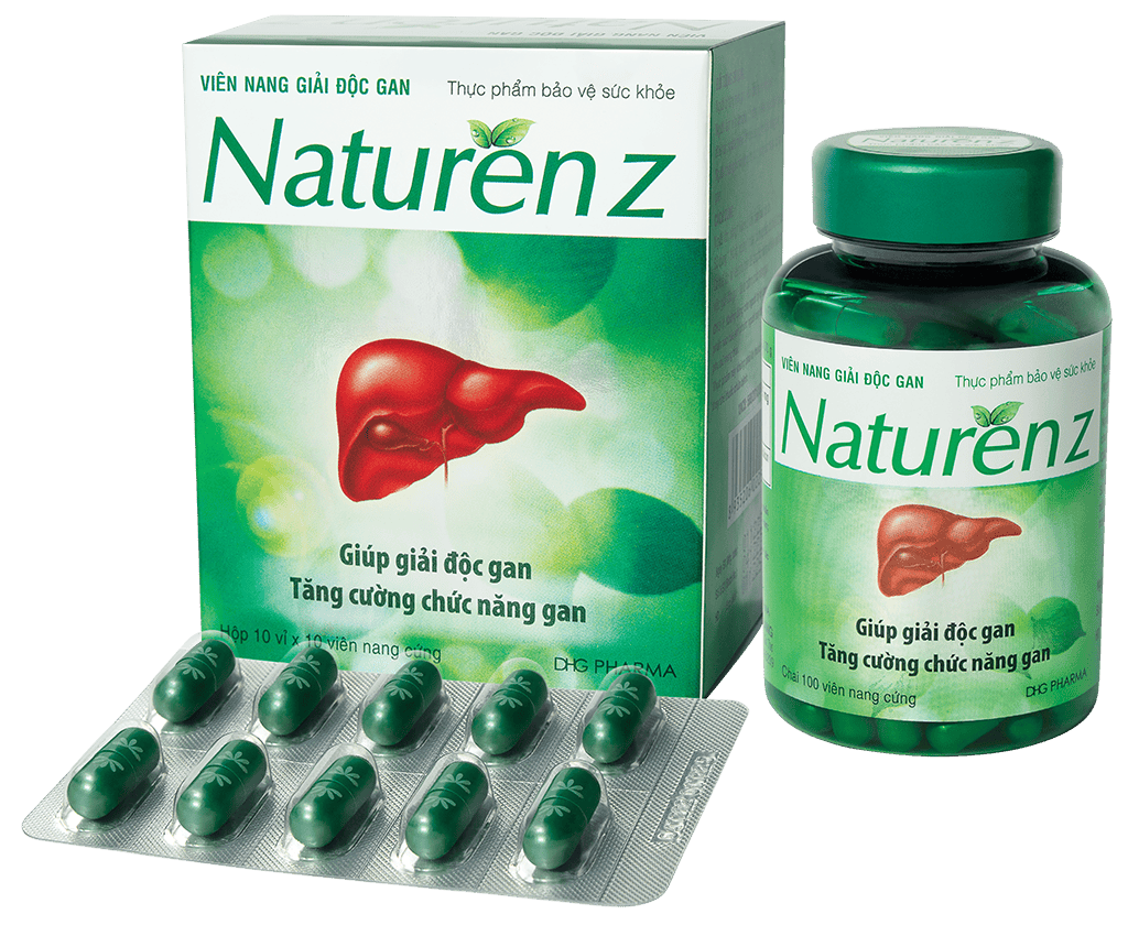 Naturenz giúp giải độc gan, tăng cường chức năng ga