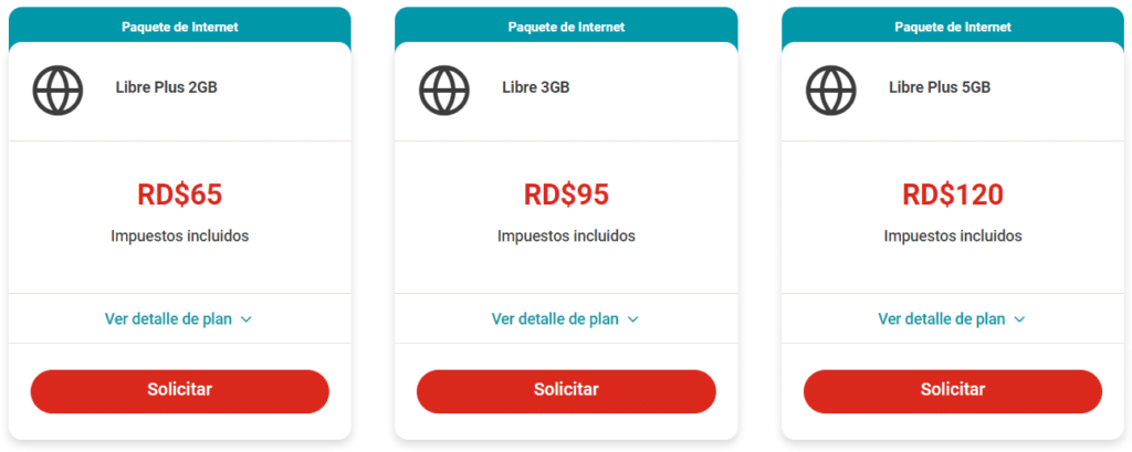 Planes y tarifas de internet móvil con Claro Dominicana