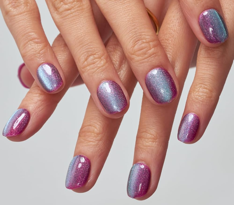 Purple Cat-Eye Effect
