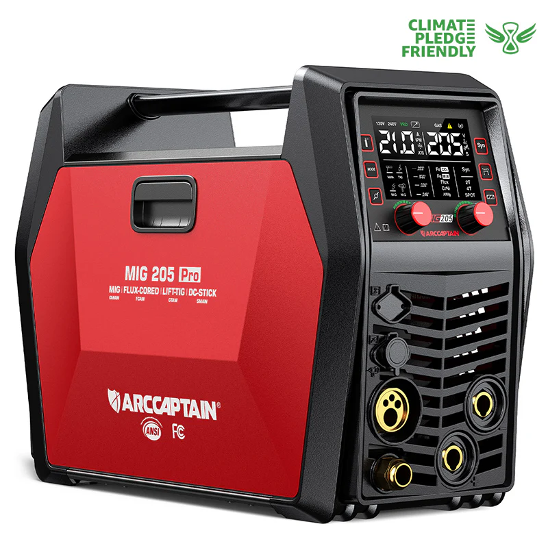 Arccaptain MIG205 Pro for Welding stringer beads