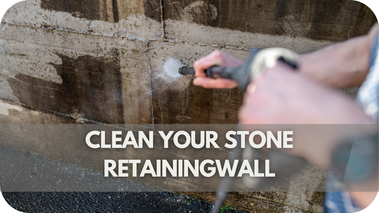 Clean Your Stone Retaining Wall