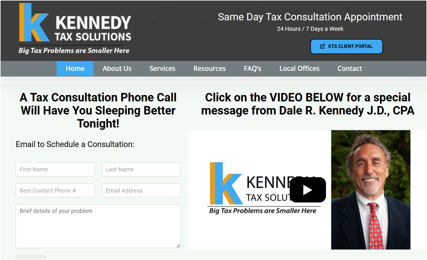 Kennedy Tax Solutions Homepage