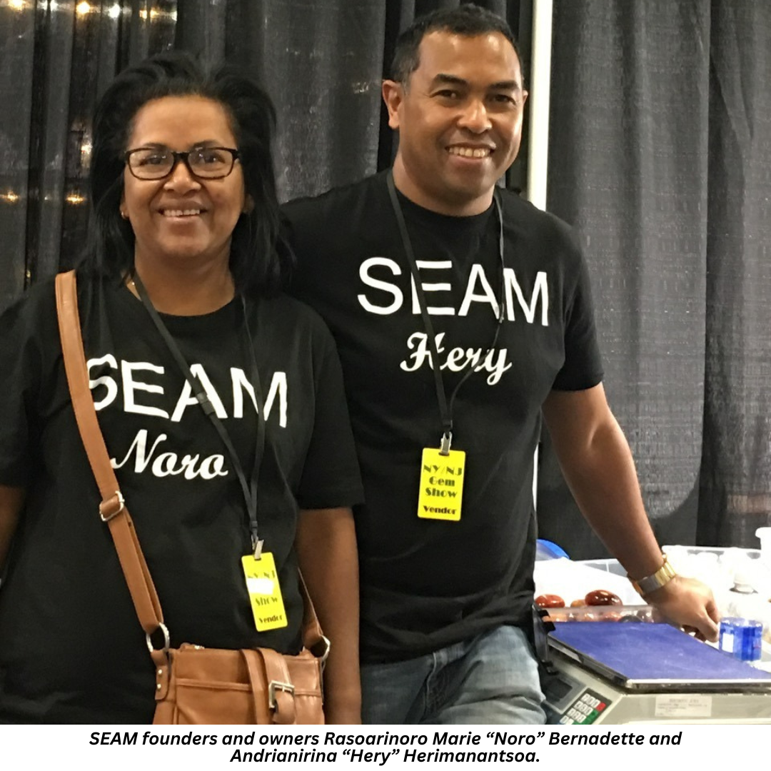 SEAM founders and owners Rasoarinoro Marie “Noro” Bernadette and Andrianirina “Hery” Herimanantsoa.