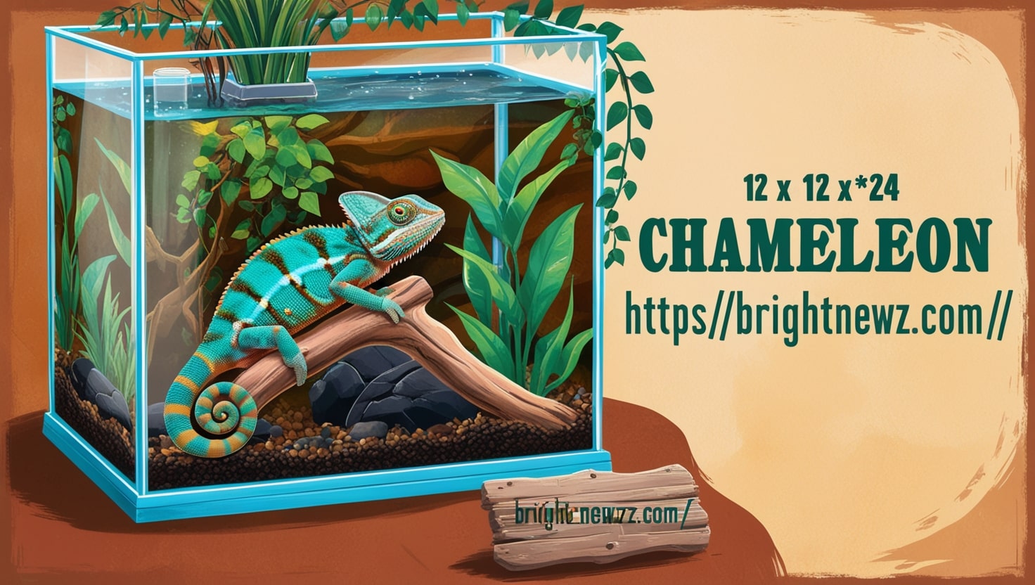 Can A Chameleon Live In 12x12x24 Tank 