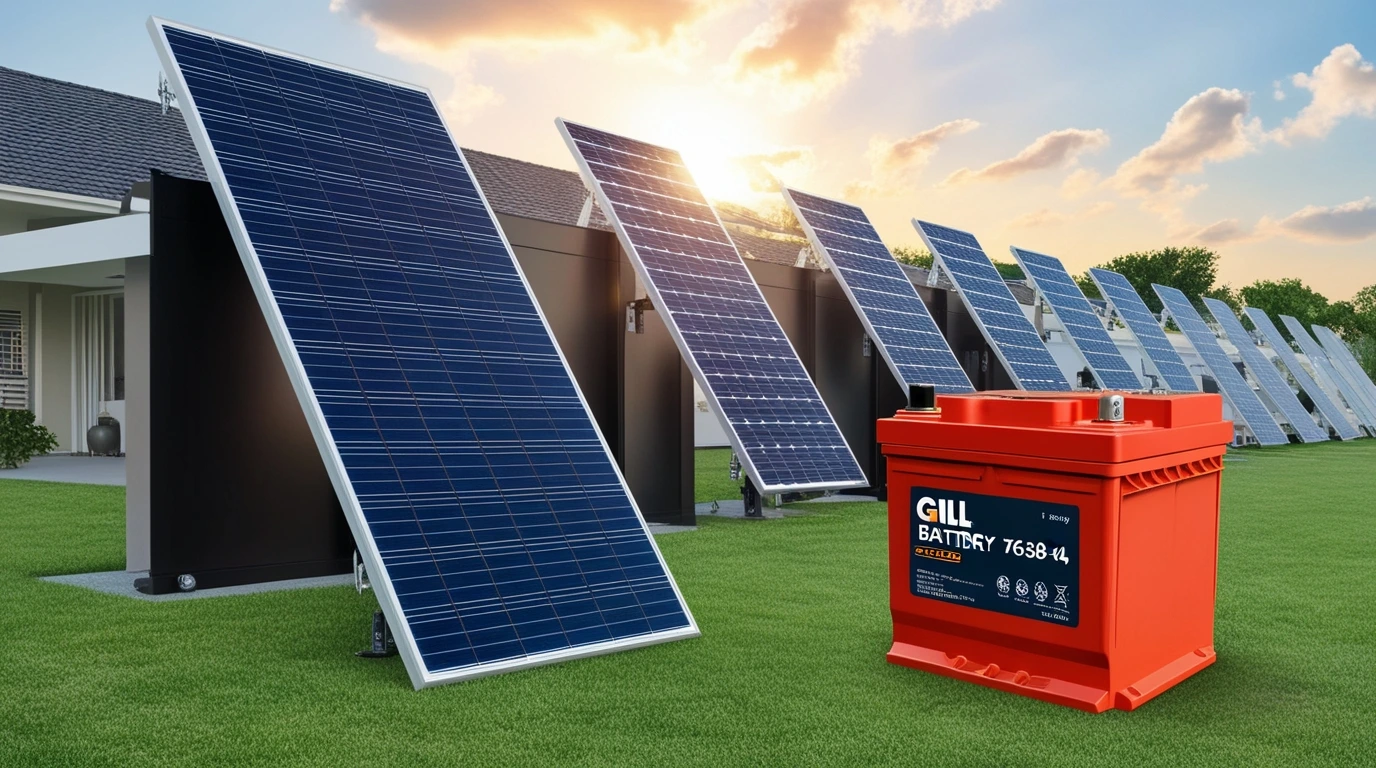 Using Gill Battery 7638-44 with Solar System