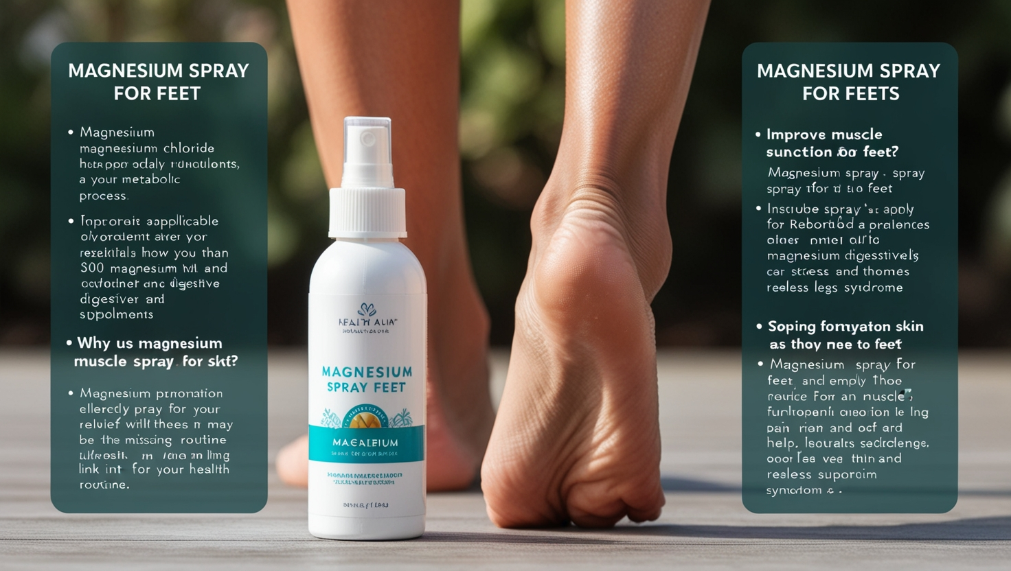 Magnesium Spray for Feet