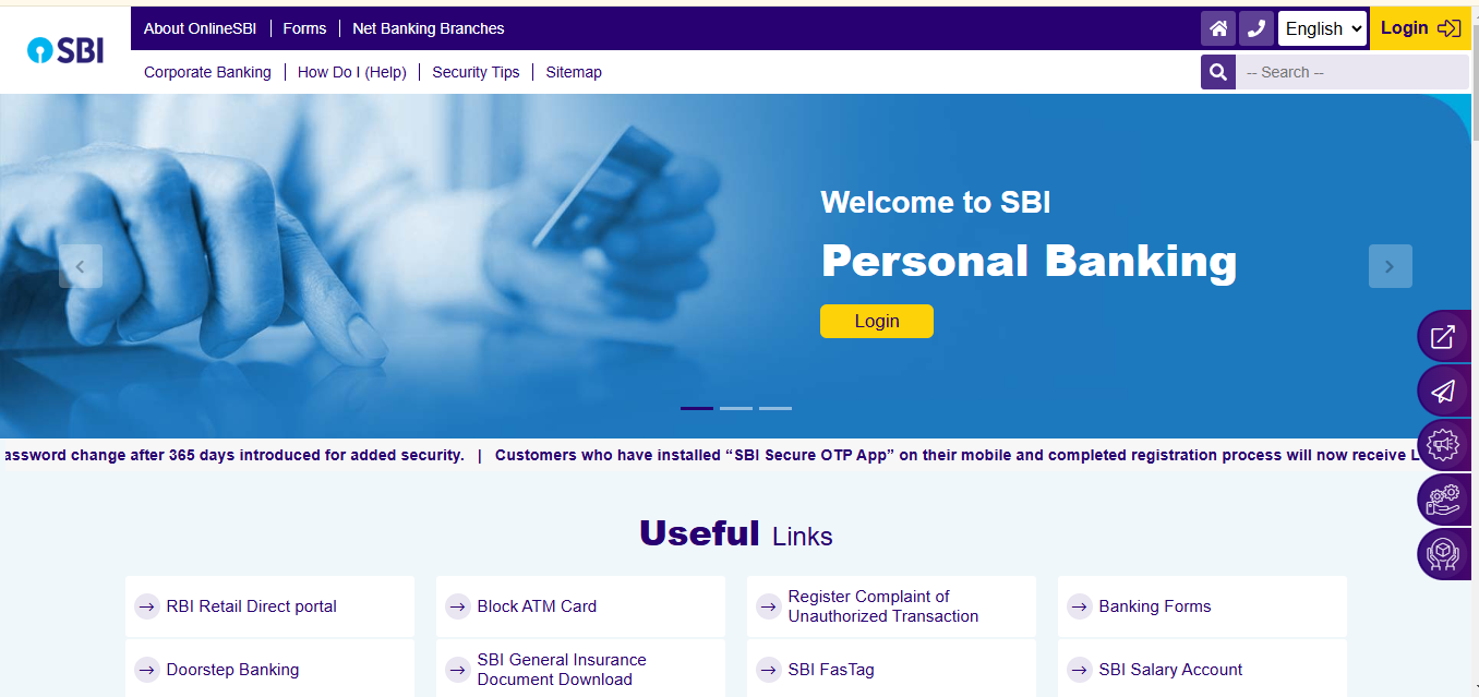 sbi internet banking