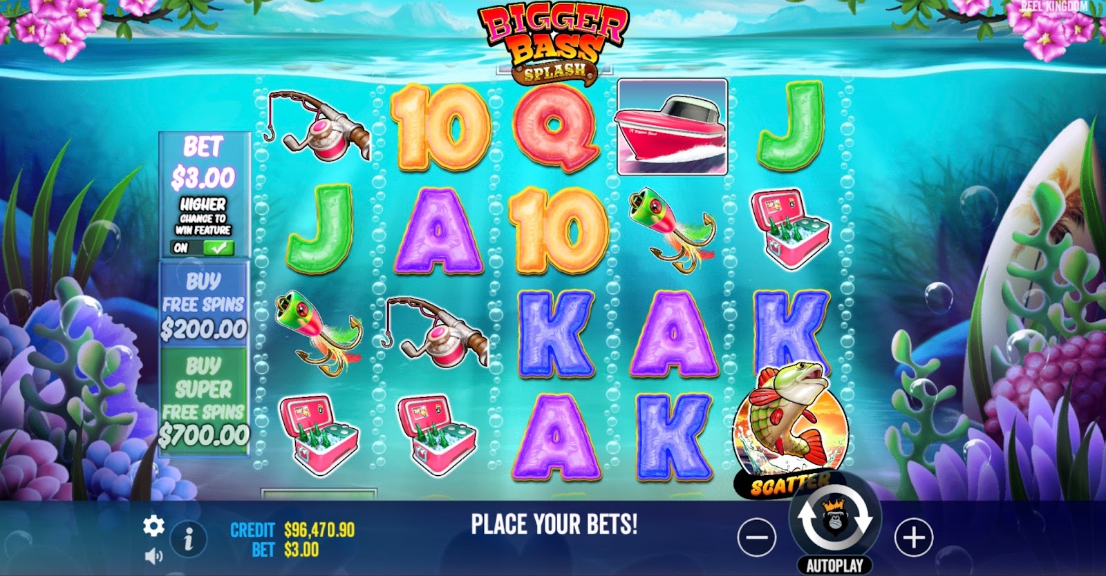 Bigger Bass Splash slot gameplay