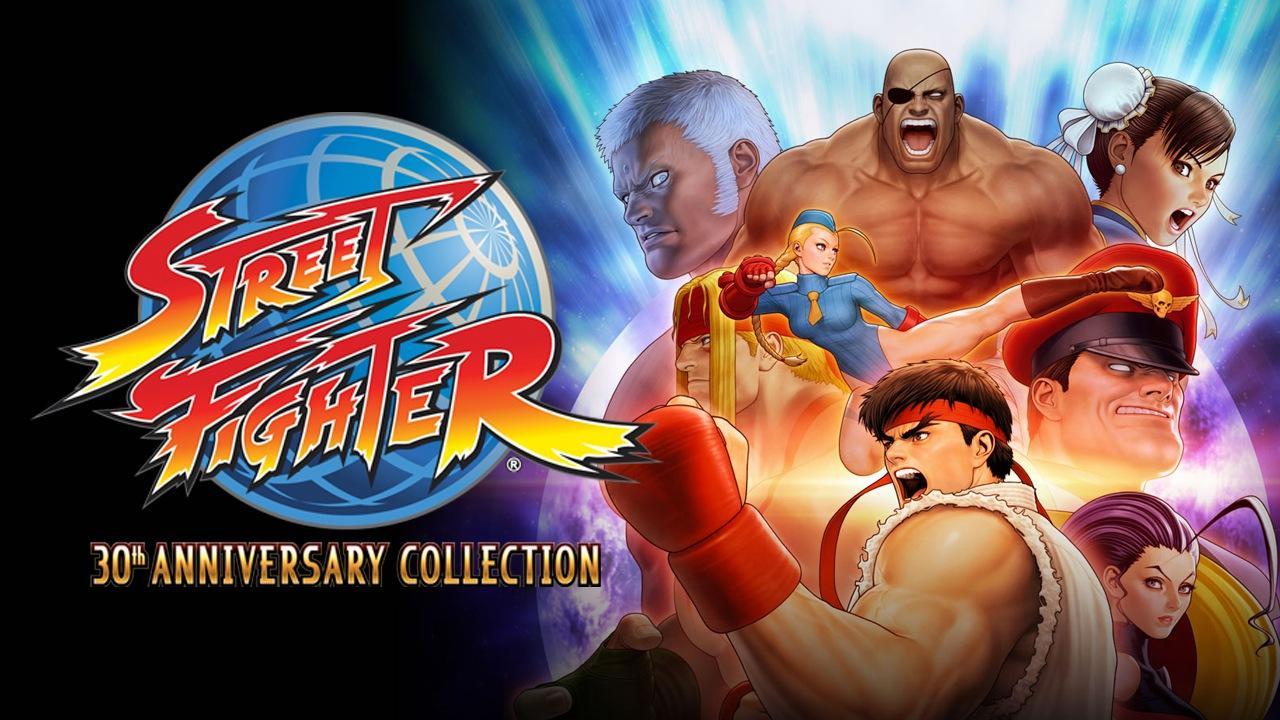 The Official Image of Street Fighter 30th Anniversary Collection featuring its characters, one of the best retro games on Steam