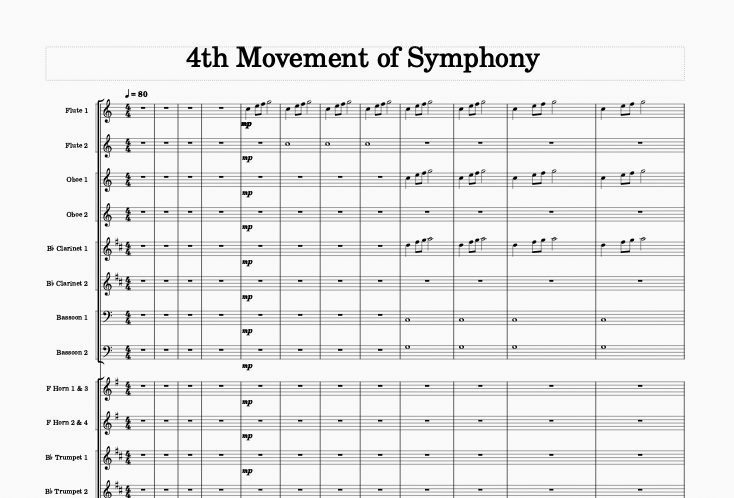 Sheet music