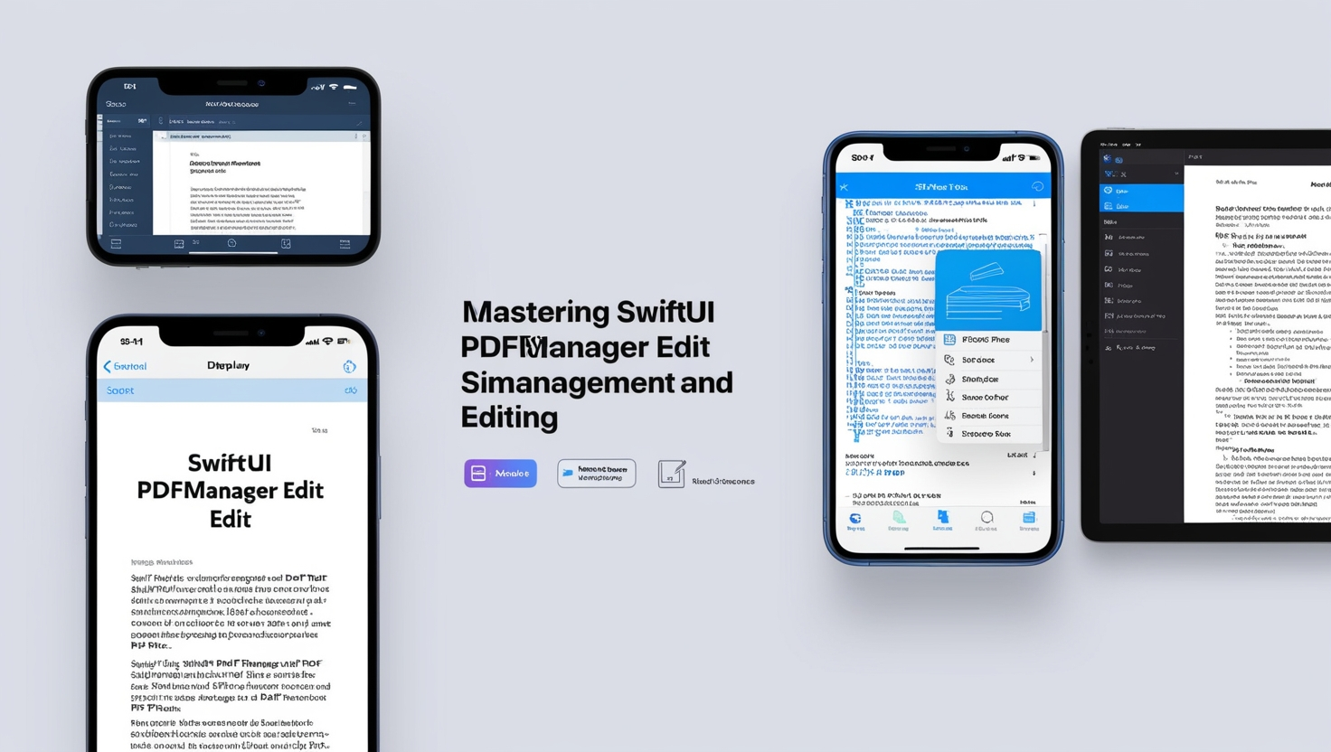 SwiftUI iOS PDFManager Edit