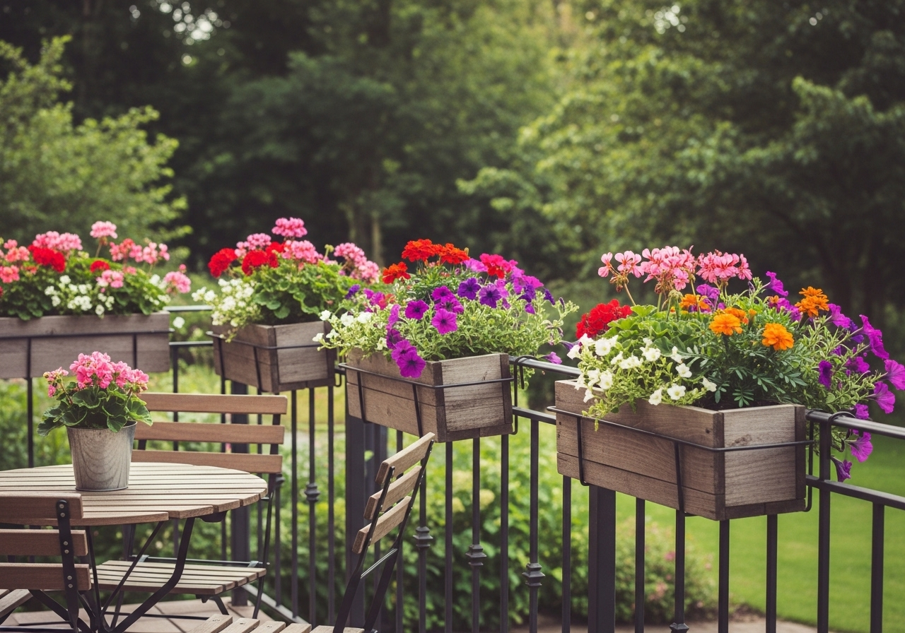 Flower Boxes for Patios and Small Spaces