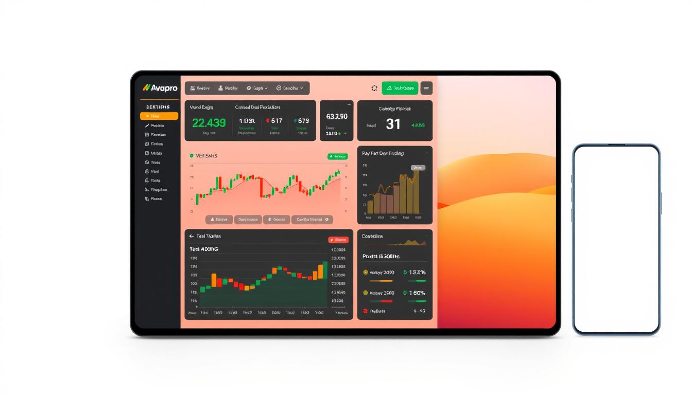 interfaccia utente Track Avapro Nx