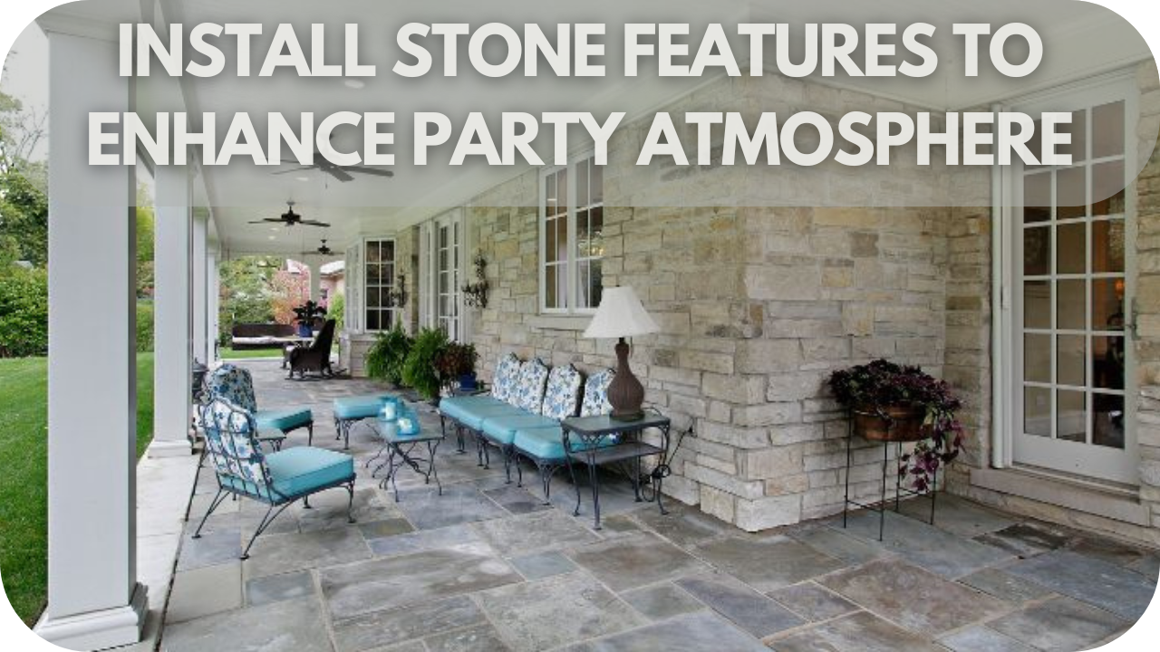 Decorate with Stone Elements for the Party