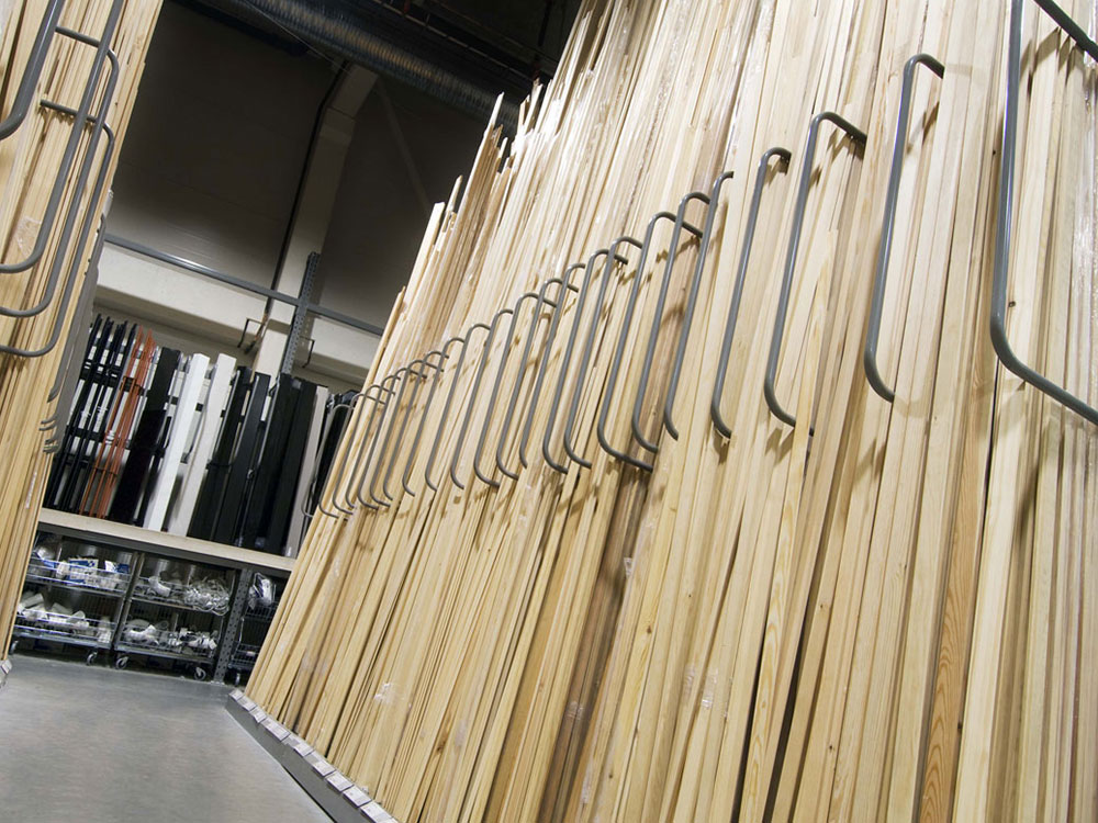 vertical storage rack