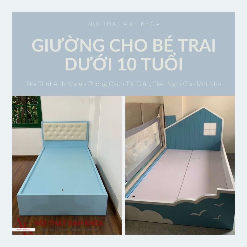 Giường Ngủ Cho Bé Trai 10 Tuổi