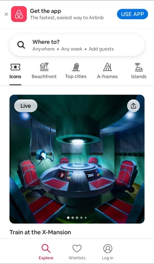 airbnb mobile design