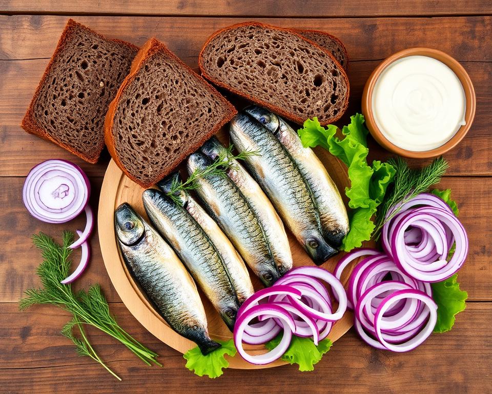 Matjesbrötchen ingredients